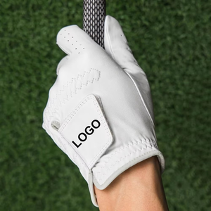Gants de golf GEO BROTHERS en cuir véritable, main droite, antidérapants, respirants, doigts entiers, unisexe, logo personnalisé, fermeture à enfiler - Product Image 3