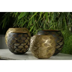 Decorative Handmade Metal <b>Candle</b> Holder <b>Tray</b> Set Luxury Table Styling Foldable Easy Export Shipping Home - Product Image 5