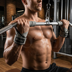 Sangles de musculation respirantes pour entraînement de soulevé de terre, design personnalisé avec logo, pour hommes et femmes, sangles de compression pour levée de poids. - Product Image 3
