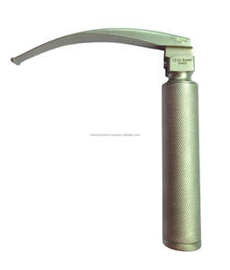 Laryngoscope électrique LED professionnel pour hôpital, ensemble de 4 lames courbées en acier inoxydable, certifié CE ISO, OEM ODM, vente en gros - Product Image 1
