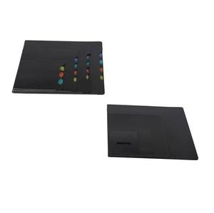 aaRpee Black Plastic <b>Folder</b> Cover with Colorful Index Tabs for A4 Size Documents Durable Multi-Section Document <b>Organizer</b> <b>File</b> - Product Image 1