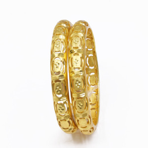 กำไลทองเหลืองเคลือบสีทอง14K 18K 24K ย้อมสีแบบดั้งเดิมกำไลข้อมือสีทองกำไลข้อมือแฟชั่นเครื่องประดับ - Product Image 3