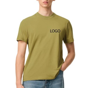 T-shirt personnalisé pour homme, motif sur mesure, 260g, col uni, style vintage, coupe courte, sérigraphie, modèle personnalisé, collection 2026, vente chaude - Product Image 1