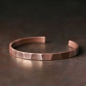 Geometric <b>Copper</b> Alloy Cuff Bracelet Antique <b>Copper</b> Unisex Classic Style - Product Image 3