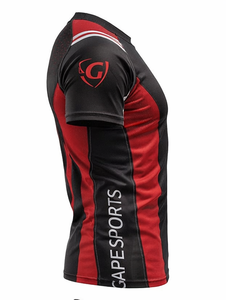 Camiseta de Compresión Unisex UPF50 para MMA y BJJ, Personalizada al por Mayor, Sublimada, Ropa de Gimnasio de Manga Corta, Antibacteriana - Product Image 3