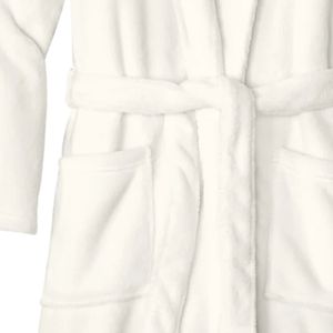 Peignoir en microfleece pour femmes Premium Jack and Jill, doux et moelleux, avec ceinture réglable et poches - Product Image 5