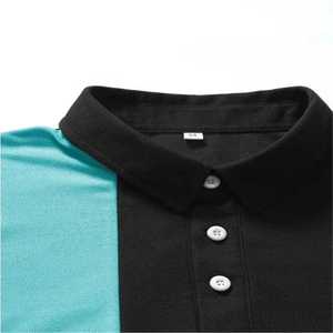 เสื้อโปโลผู้ชายแขนสั้นสไตล์ลำลองแบบเรียบง่ายรุ่นล่าสุด ผ้าฝ้าย 100% - Product Image 6