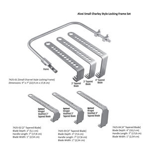 Juego de instrumental reutilizable estilo Charley pequeño de MEDICAB INSTRUMENTS - Product Image 2