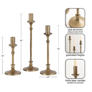 Ensemble de 3 chandeliers en aluminium faits à la main, écologiques, portables, pour la décoration de la maison, design durable - Product Image 2