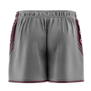 กางเกงขาสั้นฟุตบอลแฟชั่นแนวสตรีทสำหรับฤดูหนาว ผลิตจากผ้าโพลีเอสเตอร์ใหม่ ดีไซน์พิมพ์ลายตามสั่ง สีและโลโก้ปรับแต่งได้ - Product Image 5