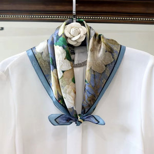Créez Votre Propre Produit : Foulards en Satin à Faible MOQ, Nouveaux Designs de Foulards en Satin en Stock - Product Image 2