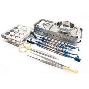 MEDZORA SURGICAL Kit de Instrumentos de Microcirugía Oral Dental, 11 Piezas, Plata, Acero Inoxidable Personalizado, 1 Año de Garantía, Manual MEPS - Product Image 2