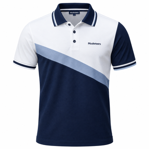 Camiseta de Manga Corta Tejida Transpirable de Secado Rápido, Color Sólido, Informal para Hombre, para el Verano, con Logotipo Personalizado - Product Image 4