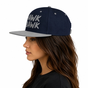 Unisex Snapback Cap Premium Adjustable Breathable Stylish Street Style Canvas Adjustable <b>Hat</b> Gray <b>Navy</b> Blue Letter Print Canvas - Product Image 3