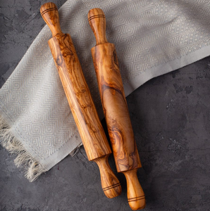 Wood Dough <b>Rolling</b> <b>Pins</b> Cookie Decorating pasta cookie easy-to-use hardwood manual pastry roller <b>pins</b> - Product Image 1