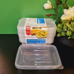 Nouveau modèle 2026 – Boîte en plastique rectangulaire jetable à prix d'usine pour aliments/fruits/salades avec couvercle transparent et logo personnalisé - Product Image 4