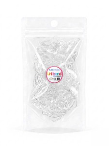 Bandas Elásticas Redondas para el Cabello de TPU Uniband, Transparentes, de Alta Calidad, Ecológicas, Unisex, Hechas en Corea, para Uso Diario, en Bolsa de OPP - Product Image 1