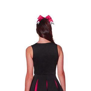 Uniforme de cheerleading pour jeunes groupes, personnalisé par Solid Trader, avec impressions sublimées vives, structure souple, avantage concurrentiel et design élégant - Product Image 3