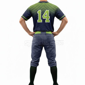 Uniforme de Béisbol Deportivo Transpirable de Poliéster Hecho a Medida, Ropa Deportiva Profesional para Mujer, Hecho en Pakistán - Product Image 2