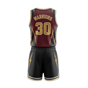 Ensemble uniforme de basket-ball réversible de haute qualité pour hommes maillot vierge respirant en maille de sublimation vêtements de basket-ball personnalisés - Product Image 4