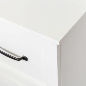 Antiqued White Home Office <b>Computer</b> <b>Desk</b> with Hutch - Product Image 6