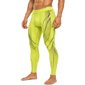 Pantalones de Compresión Deportivos Personalizados para Hombre, Leggings de Gimnasio de Alta Elasticidad, Transpirables, para Correr, Entrenamiento, Fitness, Deportes, OEM - Product Image 3
