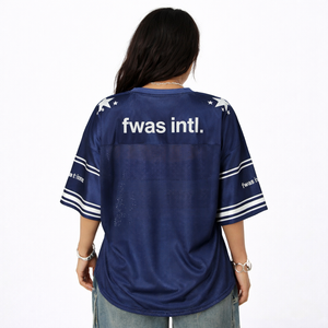 Camiseta Deportiva Personalizada de Fútbol Americano, Talla Grande, de Malla de Una Sola Capa, Holgada, para Fanáticos del Fútbol Americano - Product Image 3