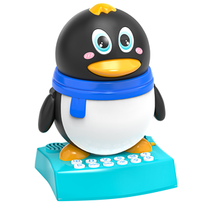 Pengo Dancing Penguin Musical Educational Toy-Rechargeable for Speaker Storytelling Rhymes <b>ABS</b> Plastic Ages 0-4 Years - Product Image 1