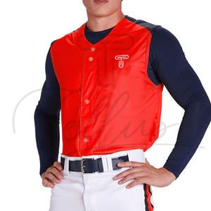 Camiseta de Béisbol Estampada de Alta Calidad para Hombre, Sin Mangas, Manga Corta, Colores Personalizados, Ropa Deportiva al por Mayor - Product Image 5