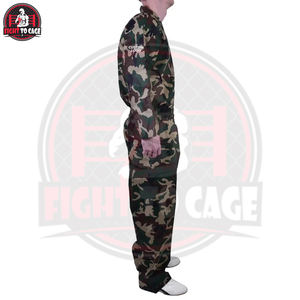 Uniforme de Estilo Libre de Corte Regular para Artes Marciales y Kickboxing - 65% Poliéster/Algodón, Transpirable, Antidesgarro, de Secado Rápido - Product Image 4