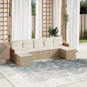Set Divano da Giardino Beige - Product Image 1