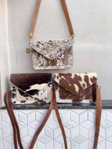 Bolso de Hombro de Piel Auténtica de Vaca, Estilo Bohemio, Nuevo, en Oferta, Bolso de Mano de Piel con Pelo, Multiusos para Mujer - Product Image 5