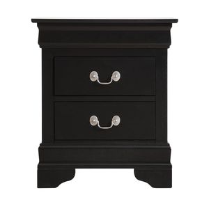 Elegante Comodino Tradizionale Nero - Product Image 3