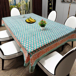 Nappes en coton tricoté personnalisées en gros, imprimées à la main motif floral, modernes pour mariages, fêtes, salles à manger et usage domestique - Product Image 3