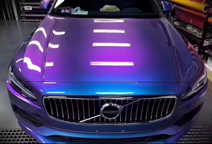 Luxury Car <b>Wraps</b> for Automobiles <b>Vinyl</b> High Gloss Blue Purple-Red Gradient Color-Change Body Films All Smooth Surfaces 3-Year - Product Image 2