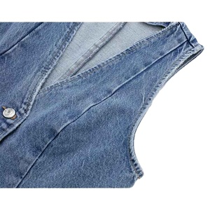 Top de Mezclilla para Mujer, al por Mayor, Nuevo, Moderno, de Corte Estilizado, Tacto Suave, Acabado Duradero, Elegante, Cómodo y con Estilo Distintivo - Product Image 6