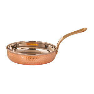 Juego de Sartenes de Cobre con Revestimiento de Acero Inoxidable, Mango de Aleación de Zinc, Redondas, Minimalistas, Duraderas, Utensilios de Cocina - Product Image 3