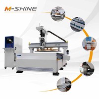 Router CNC de Alta Resistencia M-shine 1540 para Trabajos en Madera, con Ajuste Automático de Herramientas, para Fabricación de Gabinetes