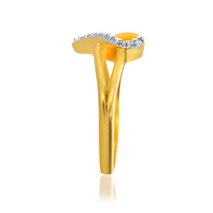 Boucles d'oreilles créoles en or 18 carats avec diamants pavés et accents d'émeraudes, design rétro luxueux, bijoux statement pour femmes - Product Image 3