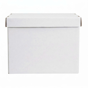 Heavy Duty A5 <b>Cardboard</b> Bankers <b>Box</b> with Gold Foil Printing Recyclable Rigid <b>Box</b> for Business Document <b>Storage</b> and Archiving - Product Image 6