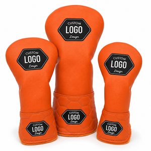 Manufacture <b>Golf</b> Head Cover Classic Style Durable Fabric Club Protection And Easy Carry Material Design <b>Golf</b> Driver Head Cover - Product Image 1