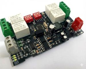 WittelB WIN-IO-4DOM 4 Port Digital Output <b>Relay</b>-Based 10A 230V Modbus RTU RS485 DIP Switch Input/Output IP54 Protection - Product Image 1