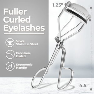 <b>Makeup</b> <b>Tools</b> Eyelash Lift Curler Double Ring Plastic Handle Eyelash Comb Curler Eyelash Separator Curler for Girls - Product Image 3