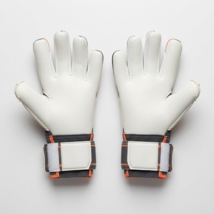 Orange Football Goalkeeper Gloves <b>Full</b> Finger Non <b>Slip</b> Breathable Adjustable Wrist Strap Unisex Sports Glove - Product Image 2