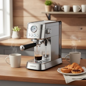Cafetera Espresso Portátil Sudex HM1102MM de Acero Inoxidable, 20 BAR, Eléctrica, con Vaporizador de Leche - Product Image 2