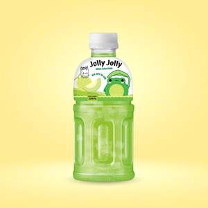 Jolly Jolly Nata De Coco al por Mayor, Botella PET de 320 ml, Muchos Sabores, Jugo de Frutas y Verduras de Vietnam, Diseño y Muestra Gratis - Product Image 4