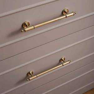 Manijas de Latón de Acabado Premium para Cajones de Cocina y Muebles, con Agarre Cómodo y Rendimiento Duradero - Product Image 4