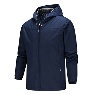 2024 Custom <b>Winter</b> Men's Hooded Eco-Friendly Reversible Windbreaker Nylon Waterproof <b>Jacket</b> Lightweight <b>Running</b> Clothing - Product Image 6