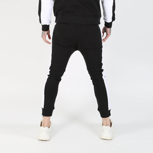 Mens Customized Color <b>Hooded</b> Winter Tracksuit with Half <b>Zip</b> High Neck Top and Regular Fit Jogger Pants Solid Casual Athletic Set - Product Image 2