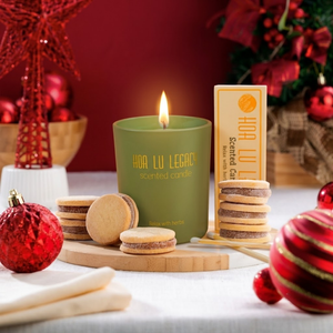 Vela Aromática de Cera de Soya Premium con Aroma a Lino Fresco, en Frasco de Cerámica Moderno, Decoración para Mesa de Centro - Product Image 1